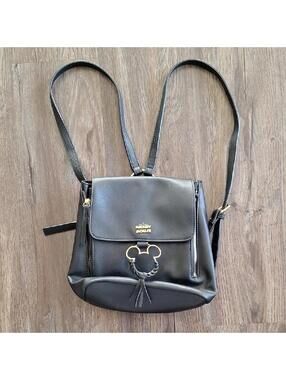 Disney Mickey Mouse Black Backpack